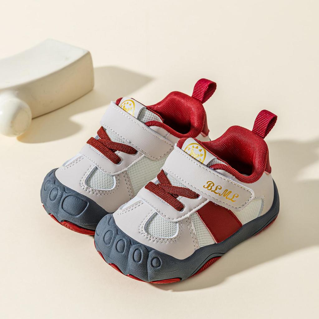 2026 Spring Soft Sole Non-Slip Baby Shoes for Boys & Girls: Breathable Casual Sports Walking Shoes