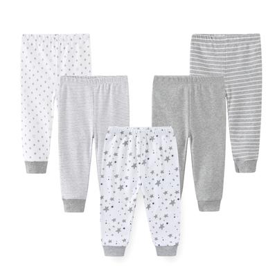 5 Conjuntos de Pantalones para Bebé Recién Nacida Algodón Pantalones para Bebé Verano Conjunto de Leggings