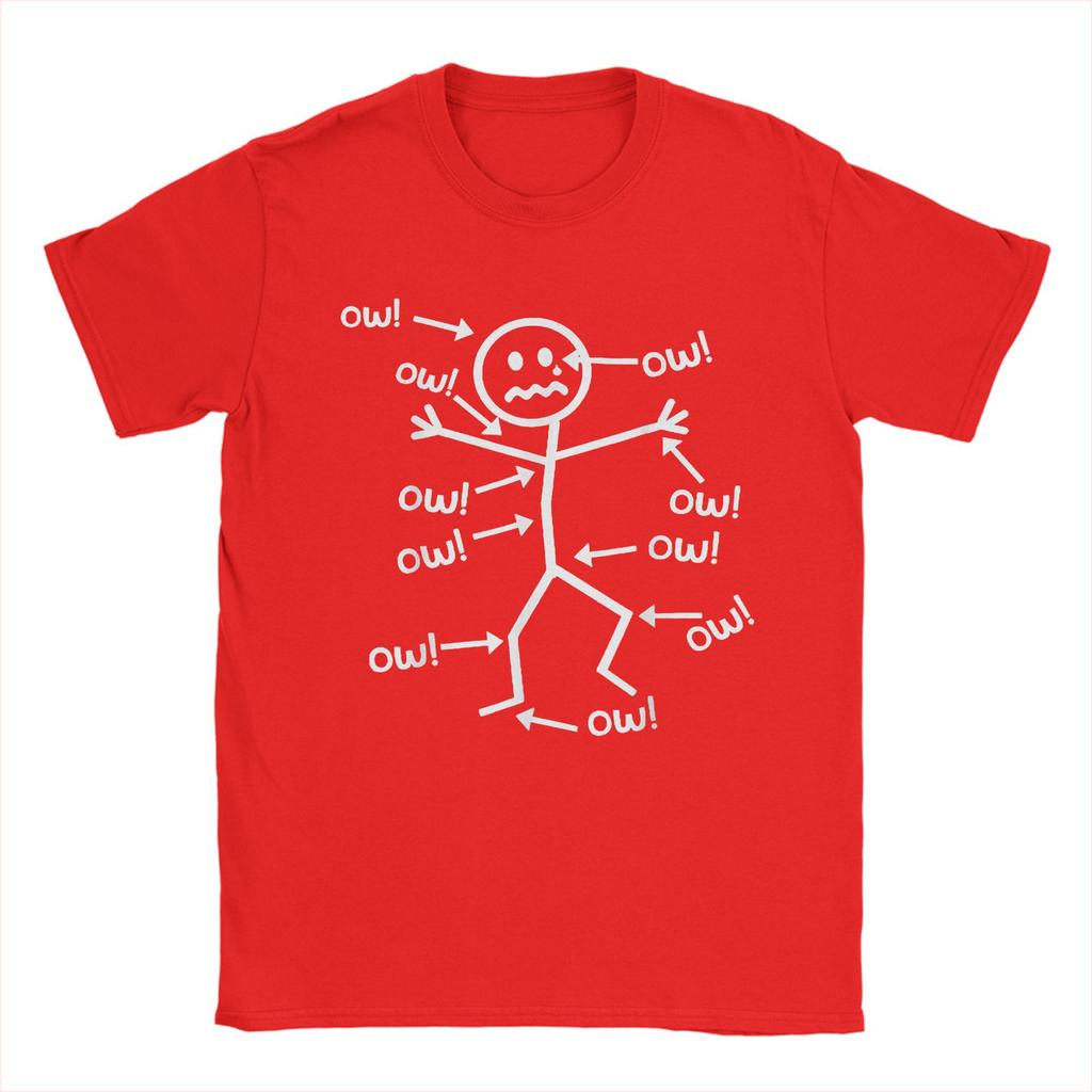 Ow Ow Ow Ow Ow Ow Ow Character TShirt Summer Hippie T Shirts Adult Cotton O Neck Oversize Top Tees Short Sleeve Y2K Tshirt
