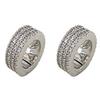 2/4/6pcs/set Y2K Silver Round Hairclasp Hollow Out Dreadlocks Beads Hair Braid Tubes  for Braids