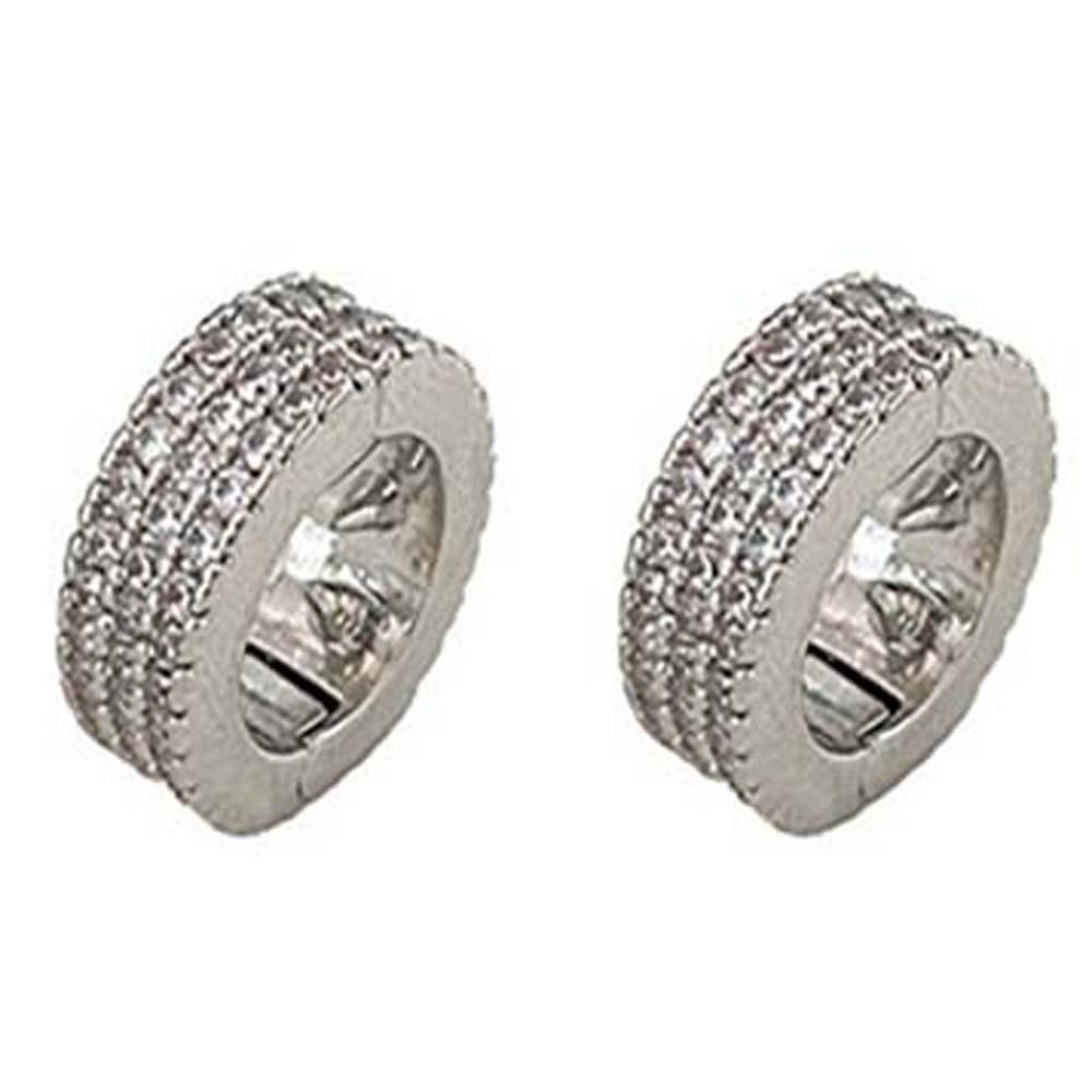 2/4/6pcs/set Y2K Silver Round Hairclasp Hollow Out Dreadlocks Beads Hair Braid Tubes for Braids
