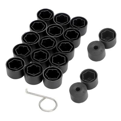 20ks 17mm krytky šroubů Matice kola s nástrojem pro demontáž pro VW Pro Golf Pro Bora Pro Passat Vnější ochrana Příslušenství