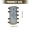 Professional 8 Input 1Output Satellite TV Signal Switching With Plating Design For Satellites TVs & Security Systems