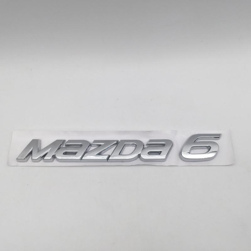 1pcs 3D ABS for Mazda 2 3 6 car Letter Rear tail trunk Decals Emblem badge sticker Decal car styling auto Accessories b58