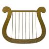 Angel Theme Simulation Harp Plastic Harp Model 2025 Simulated Instrument  Halloween