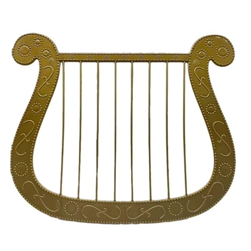 Angel Theme Simulation Harp Plastic Harp Model 2025 Simulated Instrument  Halloween