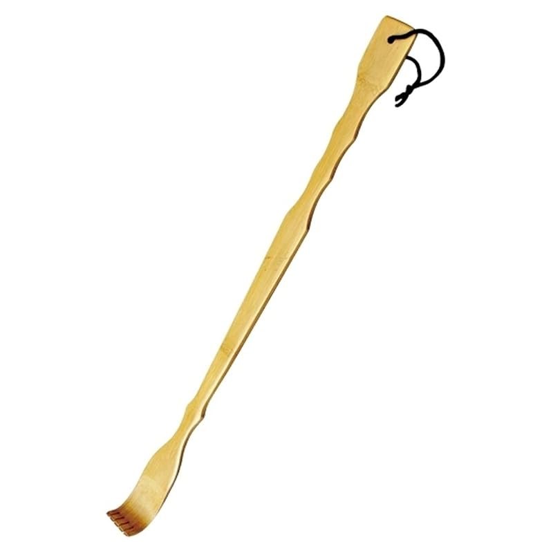 Alphax Bamboo Back Scratcher, 43.5cm, Carbonized Bamboo, 902195