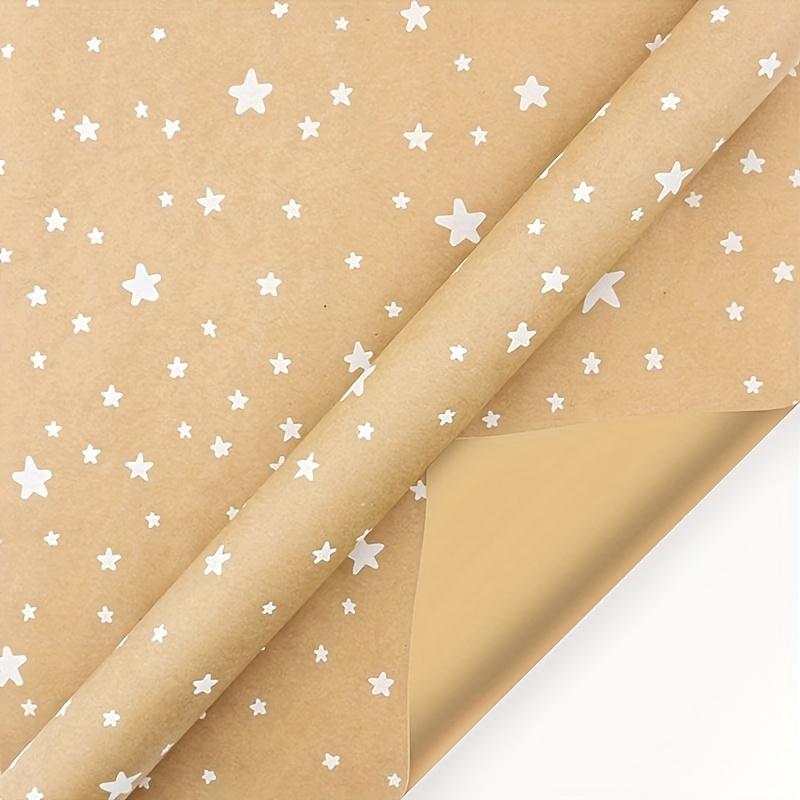 Large Size Vintage Christmas Gift Wrapping Paper Roll Christmas Tree Thickened Kraft Paper for Gift Wrapping, Christmas Party, Gift Boxes