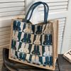 Handbag Women'S Large Capacity Bag Commuter Big Bag Fashion Mommy Bag College Student Class Shoulder Tote Bag