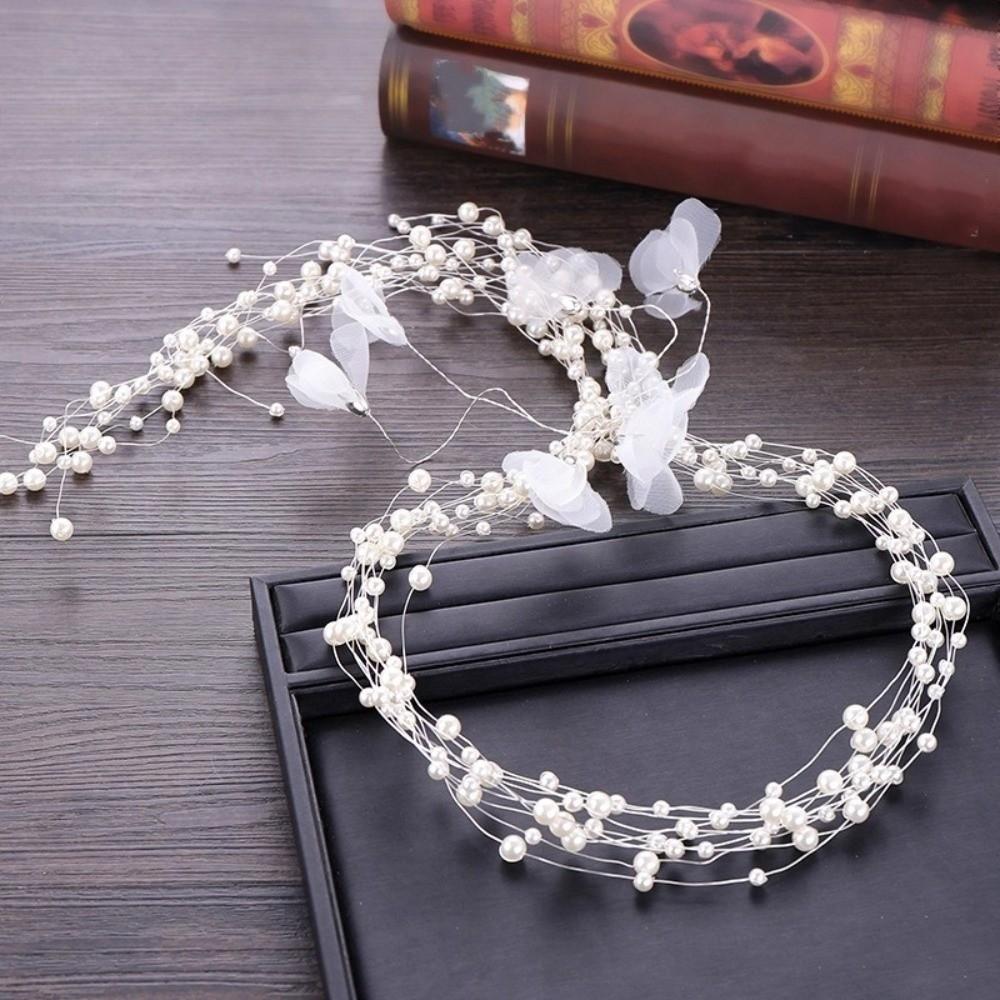 Elegant Fairy Hair Band Handmade Bridal Headdress Fashion Hairpin Ornaments  Photoshoot