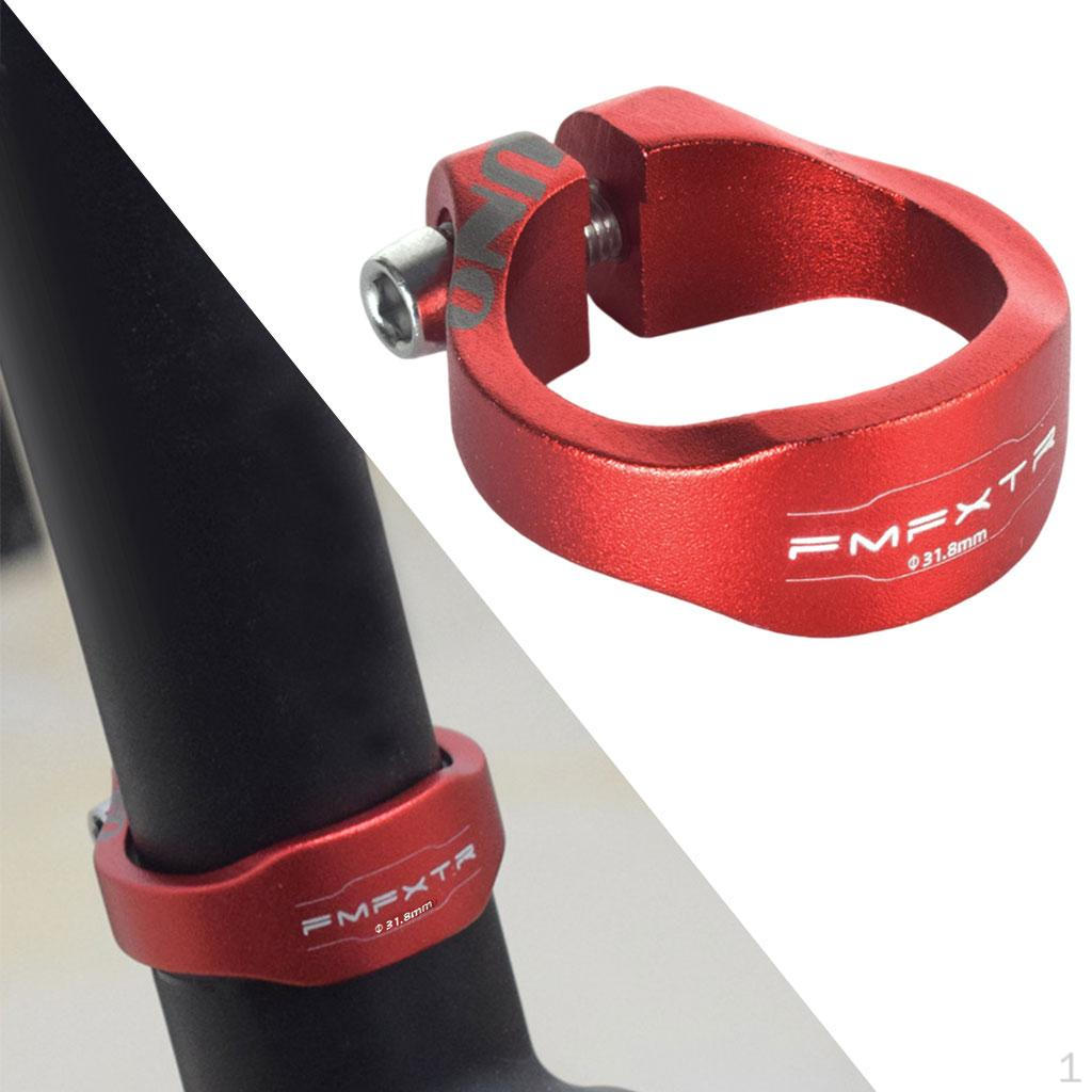 

Seat Post Clamp Folding BMX Mount Bracket for Cycling Road Tube Clip Narrow Red 31.8mm