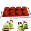 Cylindrical Cake Silicone Mold for Baking and Chocolate Desserts