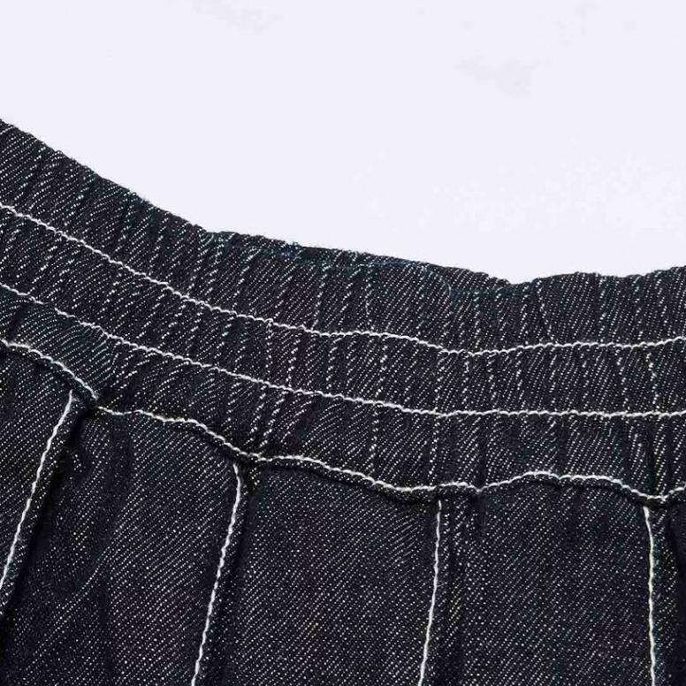 Puma Retro Casual Denim Pleated Woven Sports Skirt Kids Skirts 951100-01