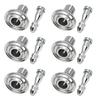 Aluminum Decorative Rivet Screws 6 Pack For Motorcycle Frame Cover Anodized Easy Installation