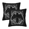 Odin'S Watcher Yggdrasil Raven 2 Pcs Square Pillowcase Pillow Cover Cushion Decor Comfort Throw Pillow For Home Living Room