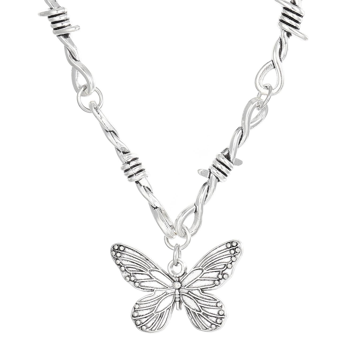 

Ожерелье с шипами любви в стиле хип-хоп, панк, тренд Mangthorn, темно-черная пара, подвеска в форме сердца 1 pcs