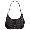 Hamptons 26 Logo Leder Umhängetasche Medium Damen Umhängetasche Schwarz CW654-LHBLK