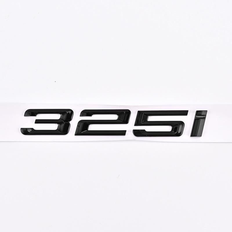Applies to rear badges of older BMW 3 Series models: 316i, 318i, 320i, 325i, 330i.