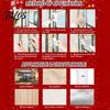 Vibrant Pattern Window Cling Chinese New Year Decoration, 2027 Goat Static Clings, Zodiac Glass Easy Apply Decal Decals, Reusable Lunar Christmas