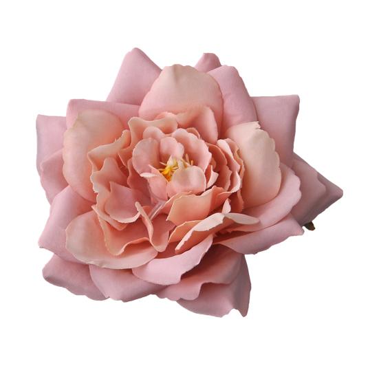 Large Rose Flower Hairpin Gradient Color Large Flower Side Hair Clip Suit Coat Lapel Brooch Pin Hair Accessories