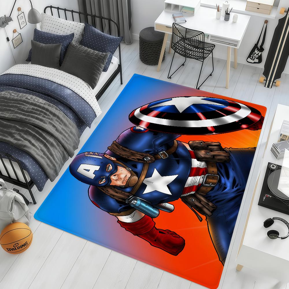 movie cool C-Captain A-America ML hogar Bedside Rug Kitchen Bath Floor Mat Hallway Balcony Carpet Entrance Doormat Decor Home