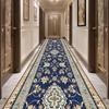 Hallway Runner Rug Persian Washable Long Corridor Carpet Vintage Lounge Rug Bedroom Decoration Non-Slip Carpets for Living Room