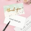 50PCS Thank You Cards Small Business Gift Cards Wedding Thank You Card HK01