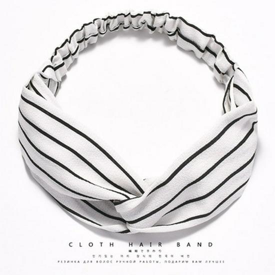 Korean Spring-Summer Elastic Chiffon Silk Headband for Women – Hair Accessories, Sports & Face Washing