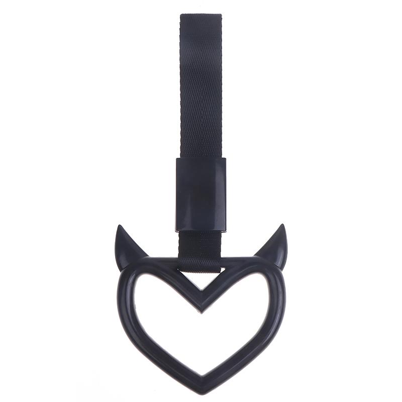 Auto Accessories Glow Ring Devil Heart Train Bus Handle Strap Drift Charm Drift Warning Ring for Car