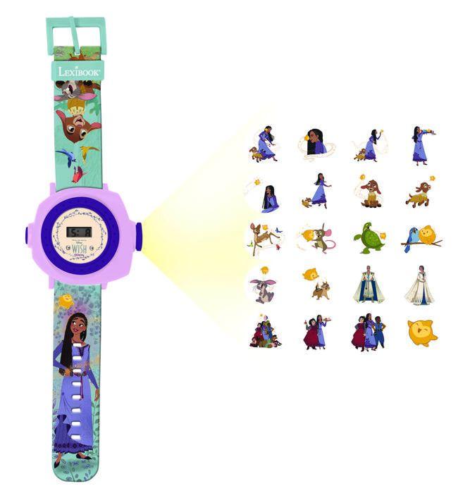 Montre digitale avec projection de 20 images design Wish
