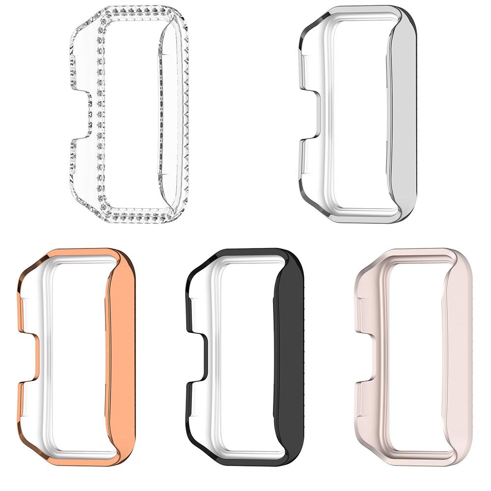 Bling PC Hollow Protector Case For Huawei Watch Band 10 9 8 Diamond Crystal Case Hard Cover Protective Watch Shell Hollow Bumper