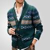 Men's Casual Cardigan Sweaters Shawl Collar Long Sleeve Knit Button Down Cardigans Fall Winter Lightweight Loose Fit Knitted Sweater Outwear for Men