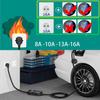 Electric Car Charger TYPE-2 Charging Cable EV Charging Station Wallbox with LED Digital Display Electric Charger 3.5KW 5M 8-16A