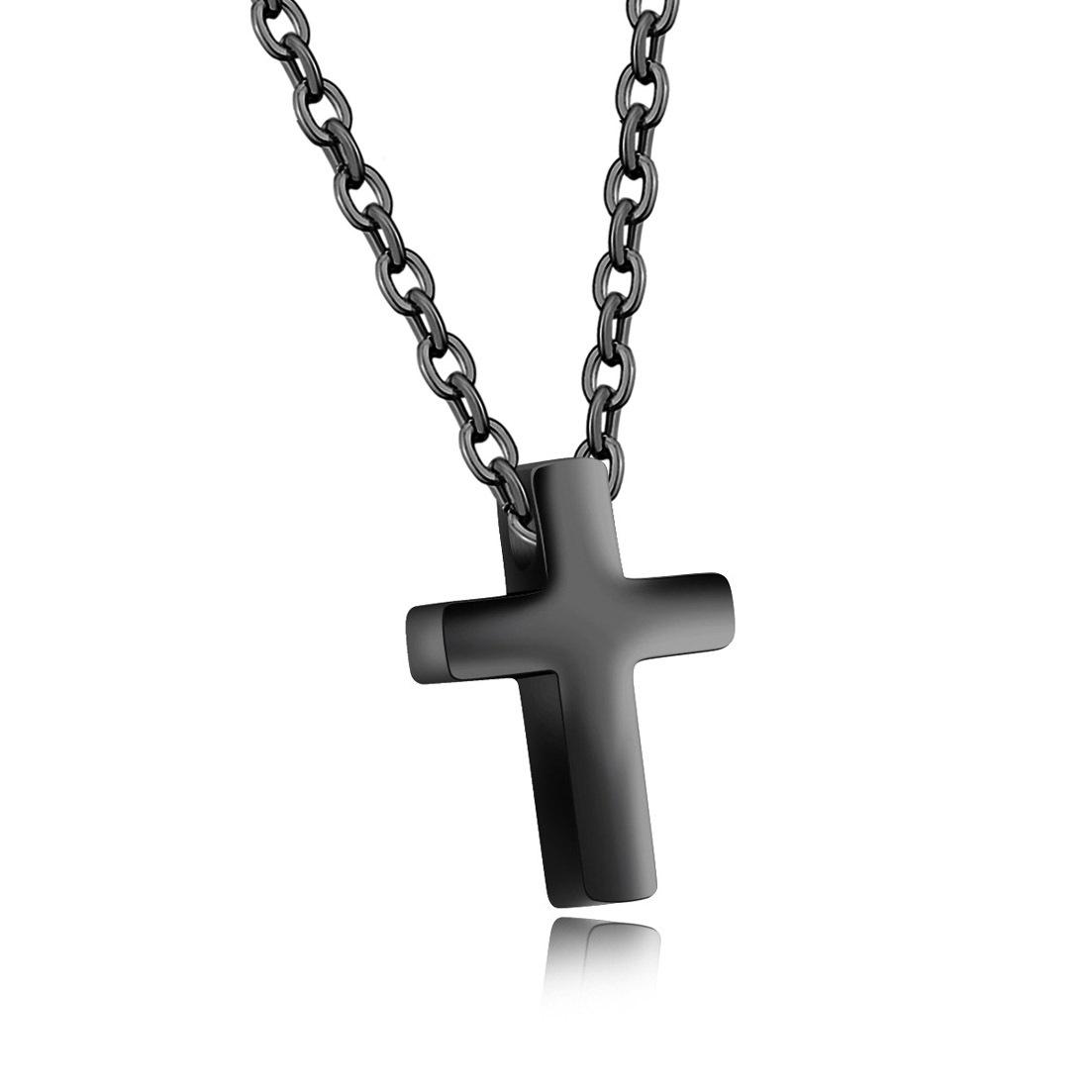 2026 Модный тренд Европейский и американский крест-подвеска, Парный кулон, Мужской и женский, Ювелирные аксессуары 55CM