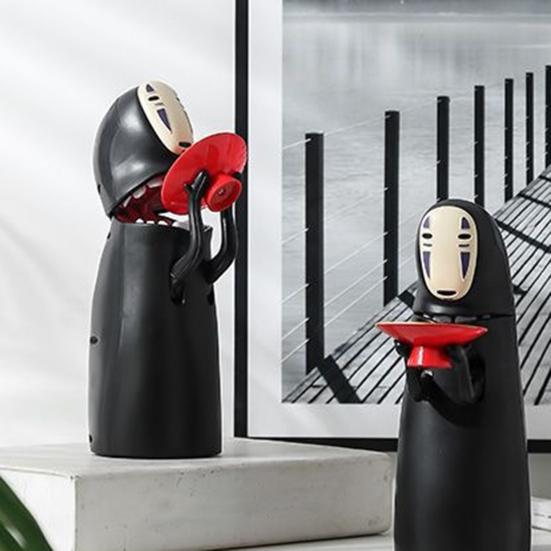 No Face Man Piggy Bank Cartoon Faceless Man Swallowing Coin Storage Container Electric Money