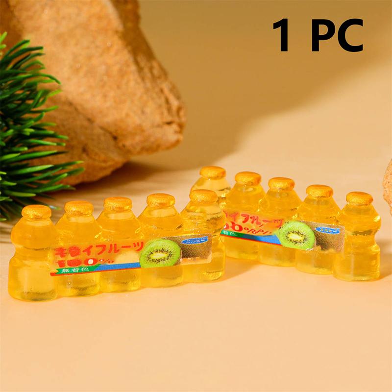 1ks pryskyřičné DIY příslušenství miniaturní domeček pro panenky šťáva nápoj láhev model mini hrací kuchyňka pro panenky jídlo hračka