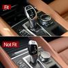 LHD RHD Car Interior Automatic Gear Shift Knob Selector Lever Cover For BMW X5 X6 F15 F16 2014-2018 61319346827 61319346823