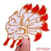 Cherry Blossoms Mount Fuji Patch Cartoon Japan Anime Embroidered Patch Iron On Patches For Clothing Thermoadhesive Patches DIY