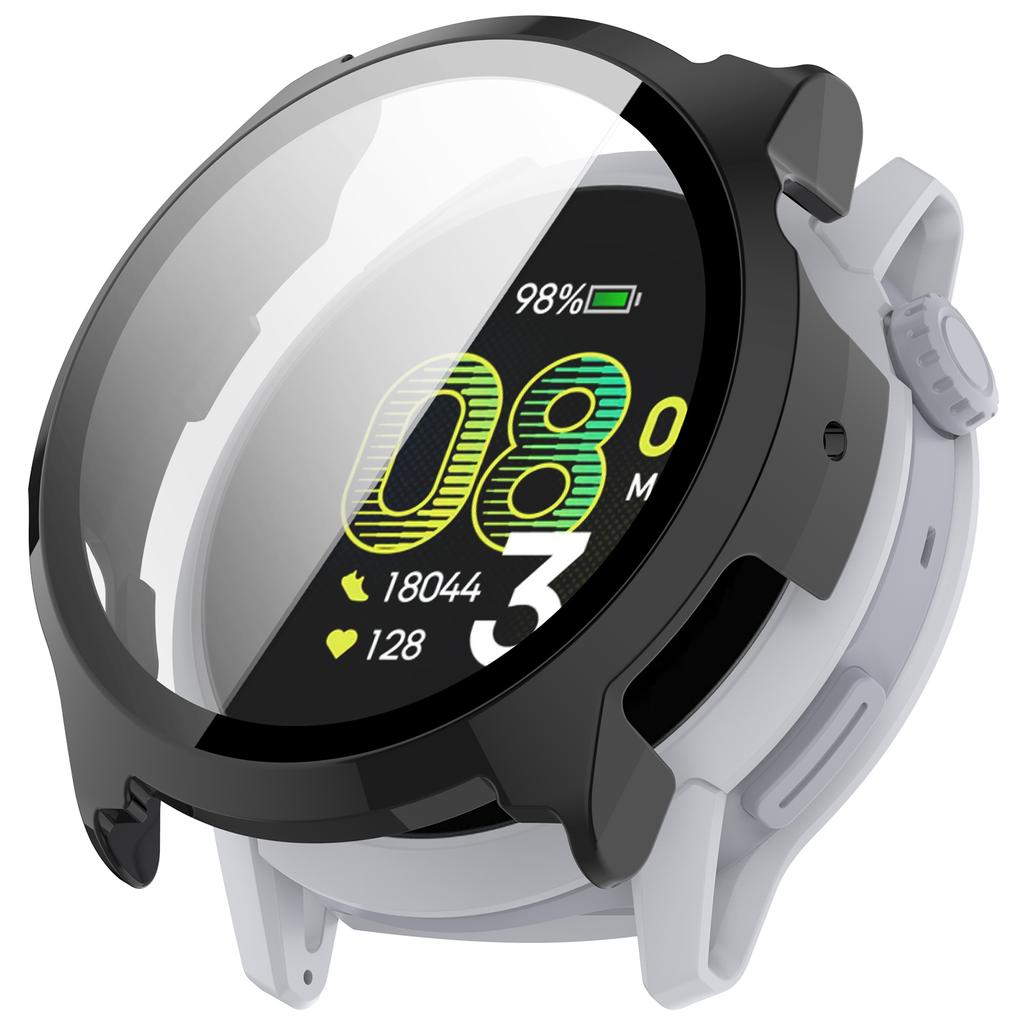 For Coros Pace 4 Case Hard PC Watch Protective Cover with Tempered Glass Film