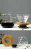 Gugrida 600ml Coffee Server, Drip Coffee Server, Hand Drip Coffee Server, Heat and Cold Resistant, High Boron Silica Glass Material (Transparent)