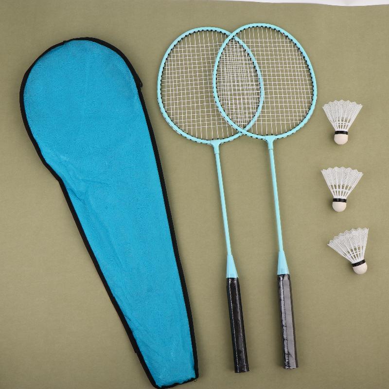 New 1Set Beginners Badminton Professional Training Durable Leisure Sports Racquet Durable Badminton Racket Set
