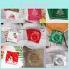 Holiday Cookie And Candy Packaging Bags With Transparent Plastic Material For Gifts