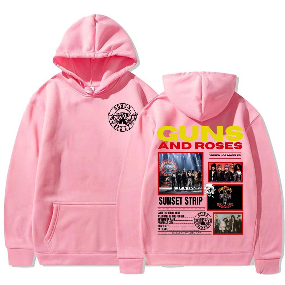Rock Band Guns N Roses Appetite for Destruction Hoodies for Men Women Vintage Fashion Gothic Loose Hoodie Sweatshirts Streetwear