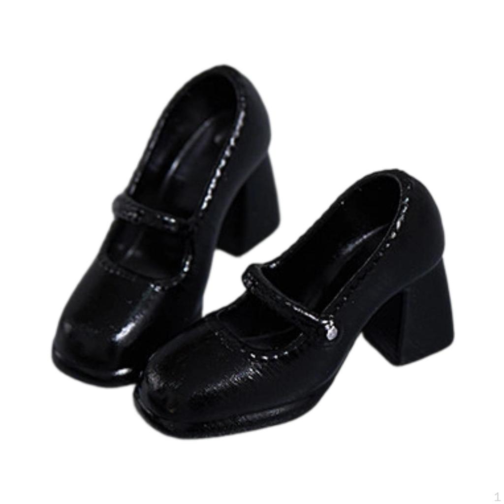 1/12 Action Figure Shoes Doll Costume Accessories Casual Photo Props Women Dress up for 6 inch
