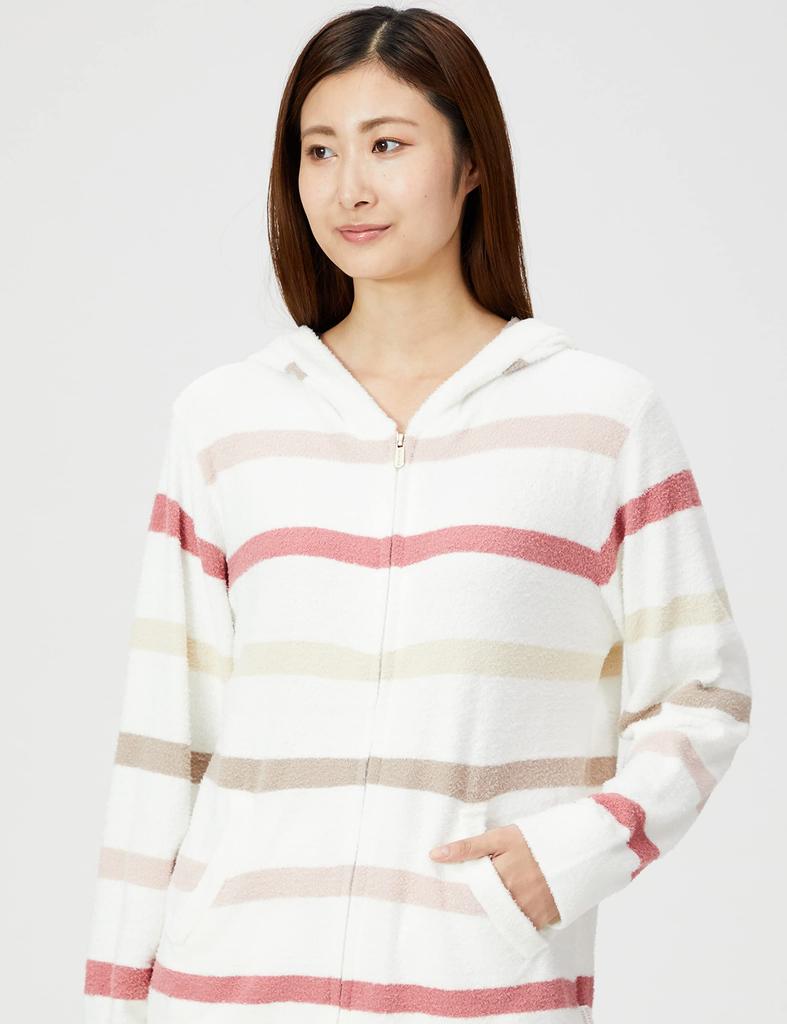 Gelato Pique Recycled Smooth Line Border Parka (PWNT224010) Women's Pink/F