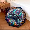 Enamelinsects Pattern Pattern New Style Umbrella, 1 Piece Automatic Folding Umbrella, Portable Travel Umbrella, Outdoor Umbrella, Birthday Gift