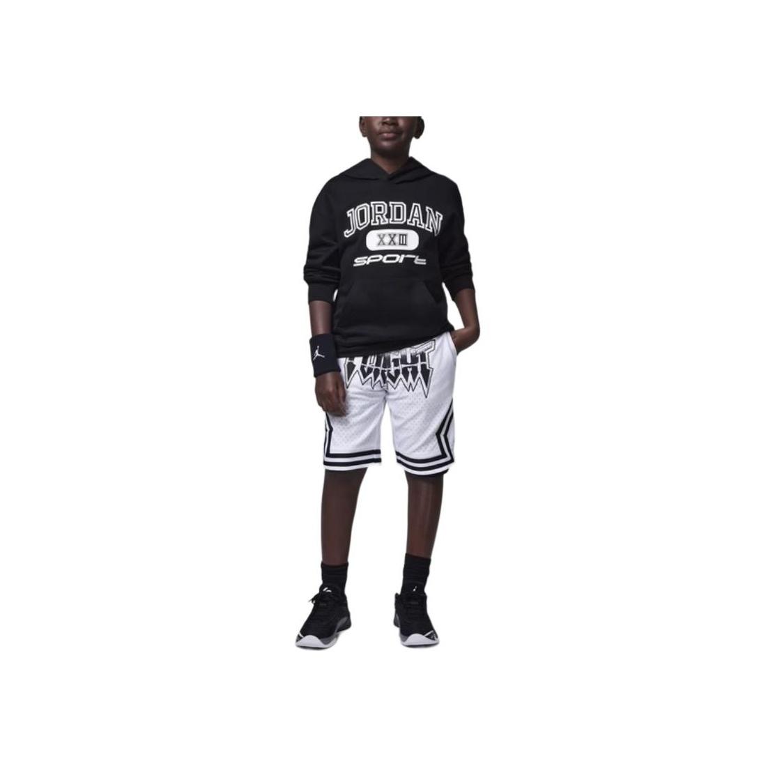 

Jordan Спортивная толстовка с капюшоном и надписью Детские толстовки черного цвета HV1597-010 S