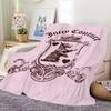 Fashion Trend J-Juicy C-Couture Blanket Soft Comfortable Nap Plush Suitable Iiving Room Office Bedroom Birthday Home Kid Gift