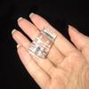 5Pcs Nail Clip Acrylic Nail Plastic Fake Finger Polish Extension Tips Quick Building Mold UV Gel LED Manicure Art Builder Tool