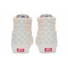 Vans Sk8 38 Cream Marshmallow Fabric Leather Checkerboard Color Block High Top Skate Shoes Unisex Sneakers Pink Blue VN0A5KRIB37